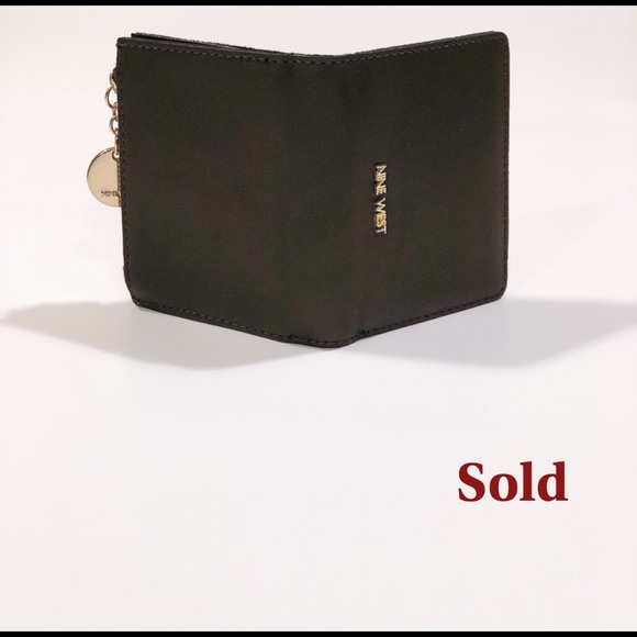 Nine West Handbags - Nine West Small Slim Zip Brown Wallet